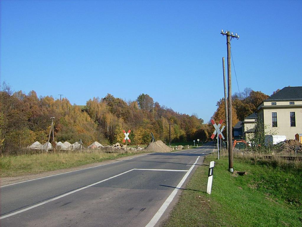 Bahnübergang Richtung Etzdorf