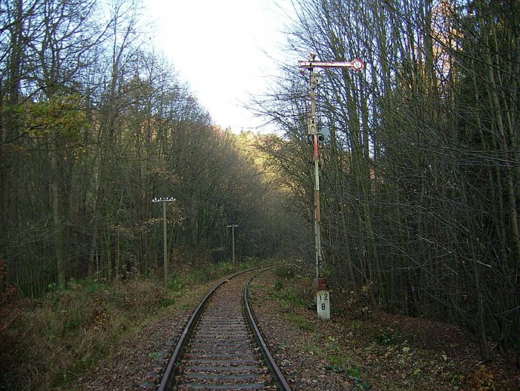 Der untere Signalflügel ist verschwunden (2009).